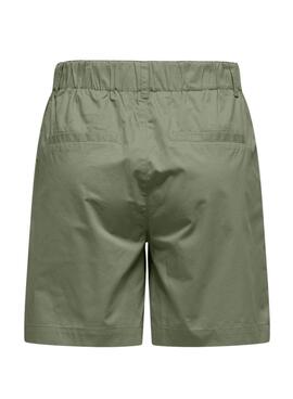 Bermudas Only Zora verde para mujer