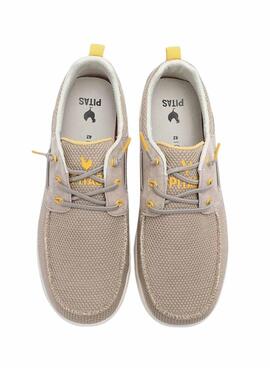 Náuticos Walkin Pitas Bay beige para hombre