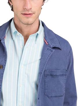 Sobrecamisa El Ganso Garment azul marino para hombre
