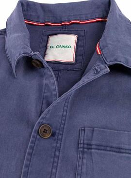 Sobrecamisa El Ganso Garment azul marino para hombre