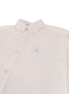 Camisa El Ganso Lino blanco para hombre