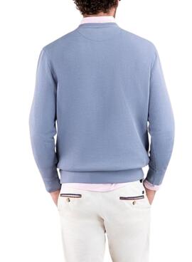 Sudadera El Ganso básica azul para hombre