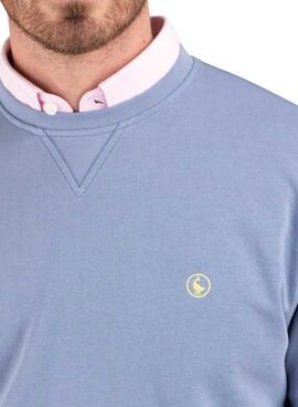 Sudadera El Ganso básica azul para hombre