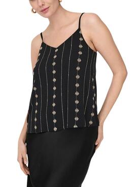 Top Only Viana negro para mujer
