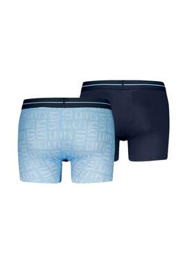 Pack calzoncillos Levis Discharge azul para hombre