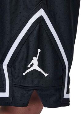 Bermudas Jordan Diamond negro y blanco para niño