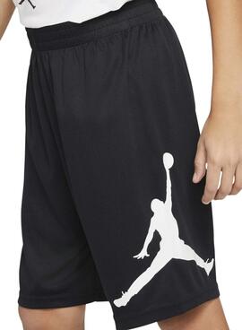Bermudas Jordan Wrap negro para niño