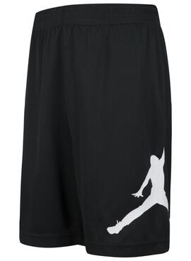 Bermudas Jordan Wrap negro para niño