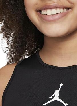Top Jordan Active negro para niña