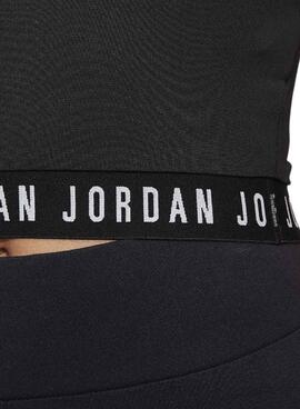 Top Jordan Active negro para niña