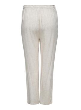 Pantalón Only Siesta beige para mujer