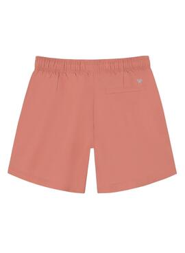 Bañador Silbon Liso coral para hombre