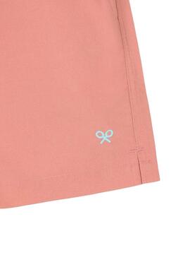 Bañador Silbon Liso coral para hombre