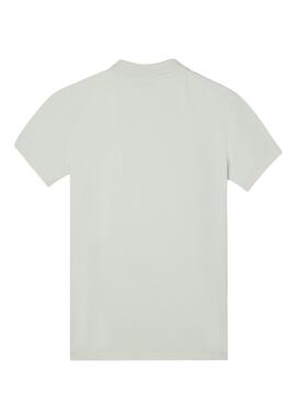 Polo Silbon Clásico Liso verde para hombre