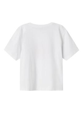 Camiseta Name It Elka blanco para niña