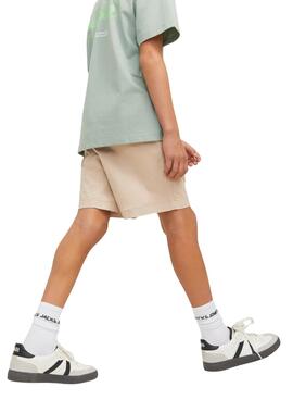 Bermuda Jack and Jones Jaiden tostado para niño