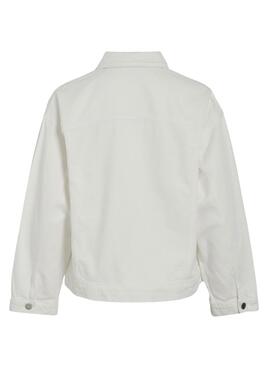 Chaqueta vaquera Vila Vipal blanco para mujer
