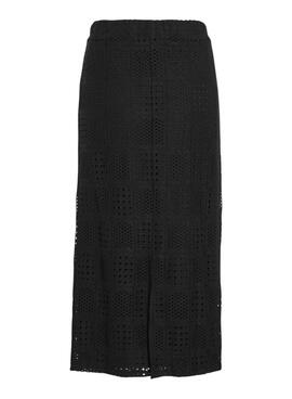 Falda Vila Vinovira midi negro para mujer