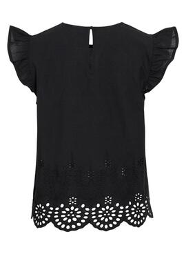 Blusa Vila Vihortensa negro para mujer