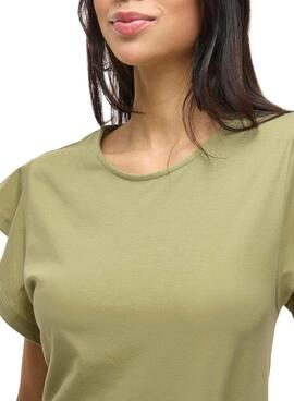 Vestido Vila Visummer midi verde para mujer