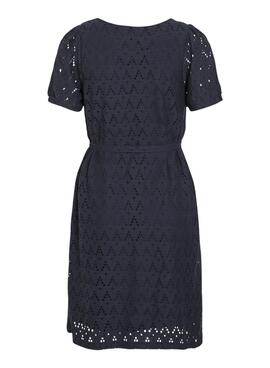 Vestido Vila Viamalina marino para mujer