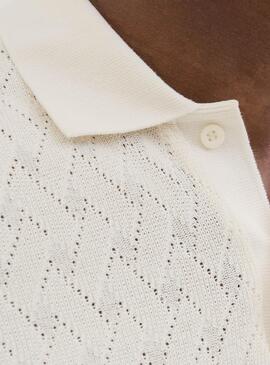 Polo Jack and Jones Latrent beige para hombre