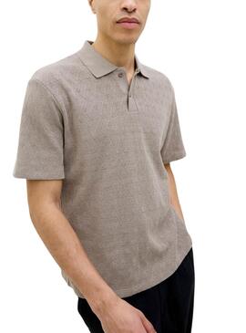 Polo Jack and Jones Latrent topo para hombre