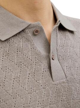 Polo Jack and Jones Latrent topo para hombre