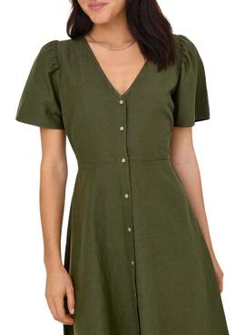 Vestido Only Vita verde para mujer