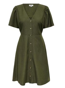 Vestido Only Vita verde para mujer