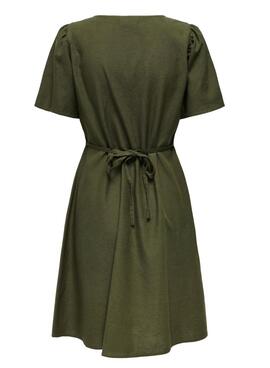 Vestido Only Vita verde para mujer