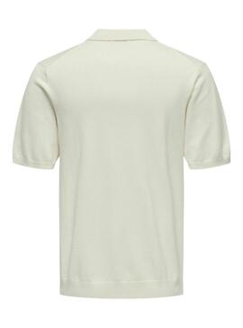Polo Only and Sons Wyler beige para hombre