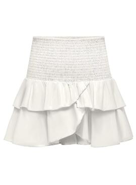 Falda o top Only Nadja 2en1 blanco para mujer