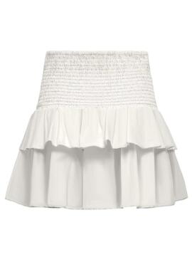 Falda o top Only Nadja 2en1 blanco para mujer