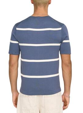 Camiseta Only and Sons Wyler rayas azul para hombre