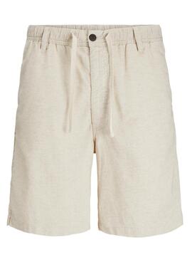 Bermudas Jack and Jones Jaiden beige para hombre