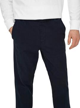 Pantalón Ony and Sons Linus Taper azul marino para hombre