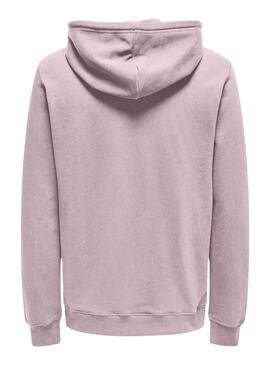 Sudadera Only and Sons David violeta para hombre