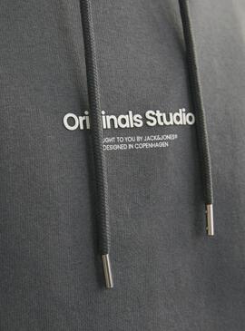 Sudadera Jack and Jones Vesterbro gris para hombre