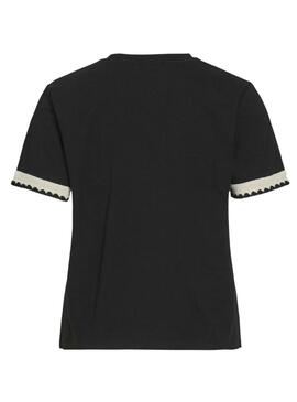 Camiseta Vila Vinajra negro para mujer