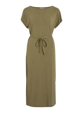 Vestido Vila Vimodala verde para mujer