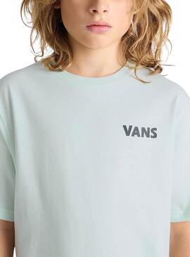Camiseta Vans Headwaves turquesa para niño