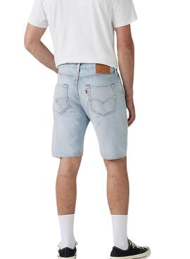 Bermudas Levis 501 Original azul para hombre