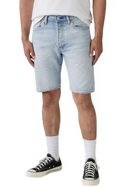 Bermudas Levis 501 Original azul para hombre