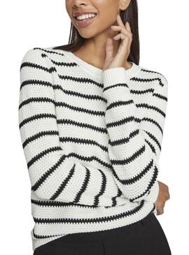Jersey Vila Vidalo blanco y negro para mujer