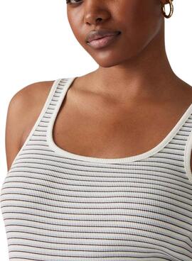 Camiseta Levis Essential Rib rayas para mujer