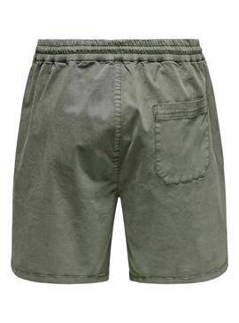 Bermudas Only Stel verde para hombre