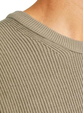 Jersey Jack and Jones Perfect beige para hombre