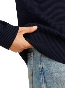 Jersey Jack and Jones Perfect azul marino para hombre