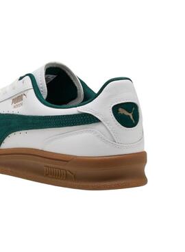Zapatillas Puma Indoor blanco y verde para hombre